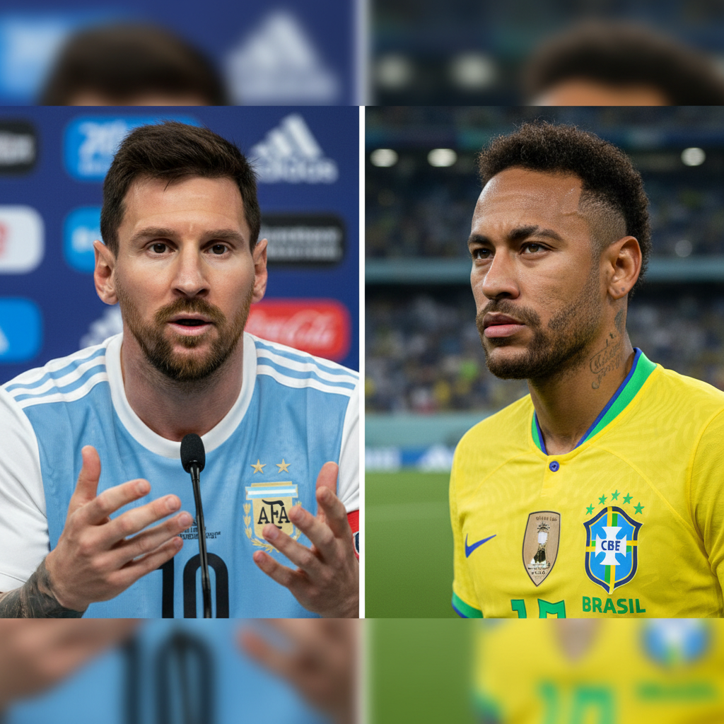 Messi on neymar brazil world: Messi Weighs in on Neymar's featured 64